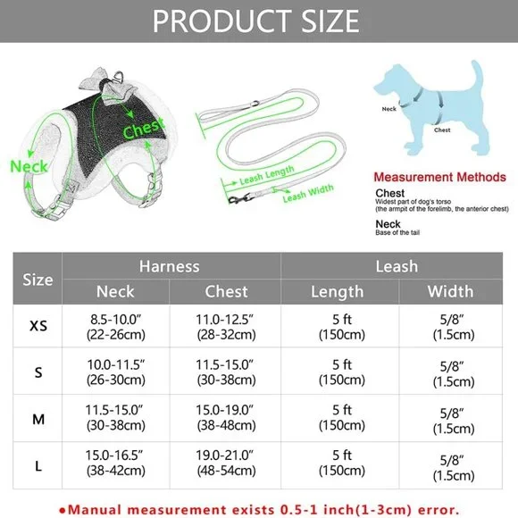 NWT Sparkling Bling Swarovski Crystal Rhinestone Pet Dog Sweater Harness… - Picture 5 of 5